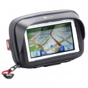 Porta navigatore e smarthphone da manubrio a sgancio rapido Givi S954